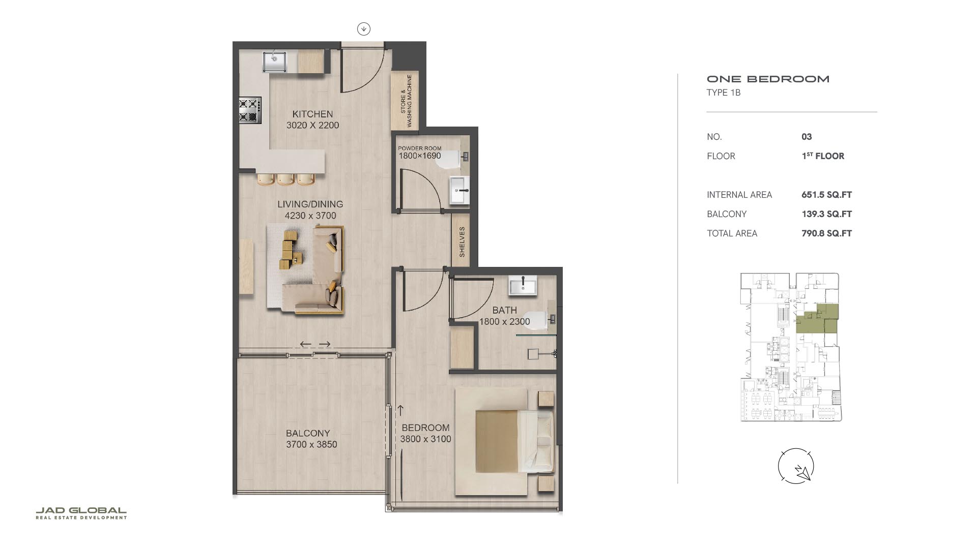 1 Bedroom